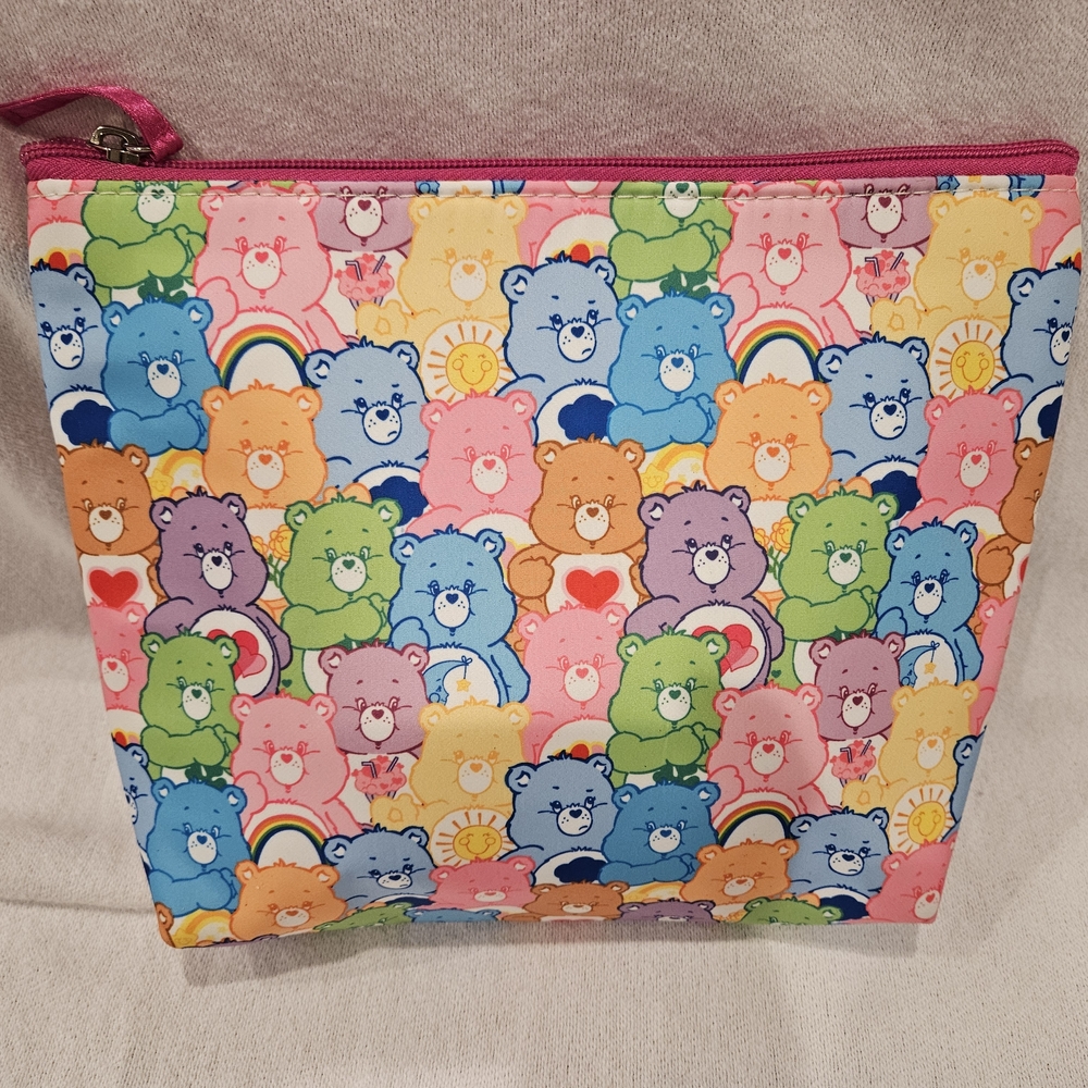 Colorful Carebear Bear Comestic Bag Pouch